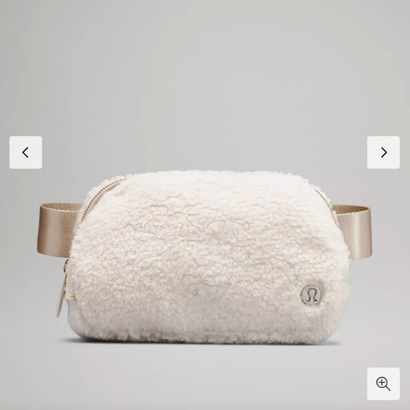 lululemon athletica Handbags - LULULEMON Everywhere Fleece Belt Bag Limited Edition Faux Fur